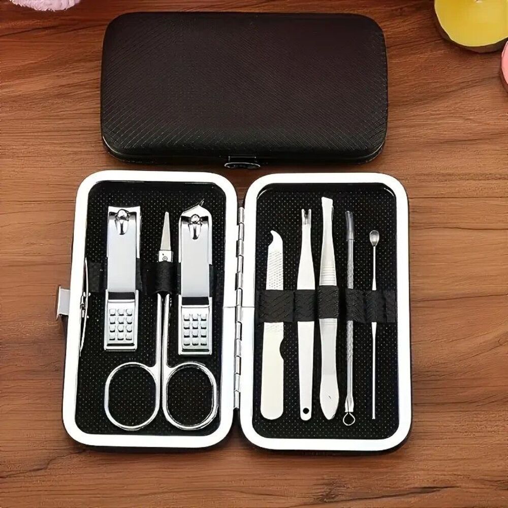 Manicure Set 8 In 1 Stainless Steel Professional Pedicure Kit Nail 8 in 1 Unisex
